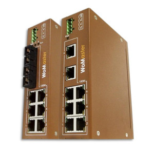 WoMaster Industrial 8-port Unmanaged Ethernet Switch